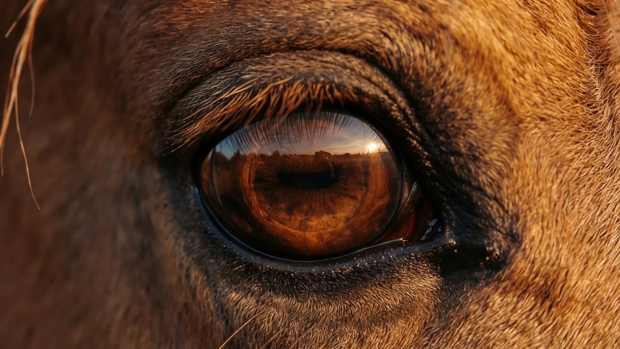 Horse eye detail